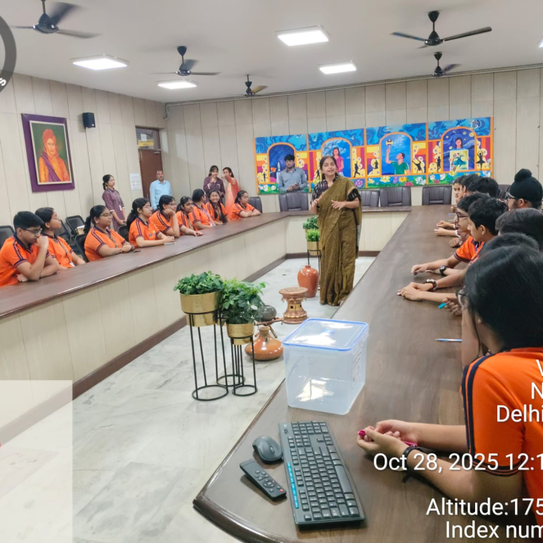 World Health Organization mercury awareness session with students